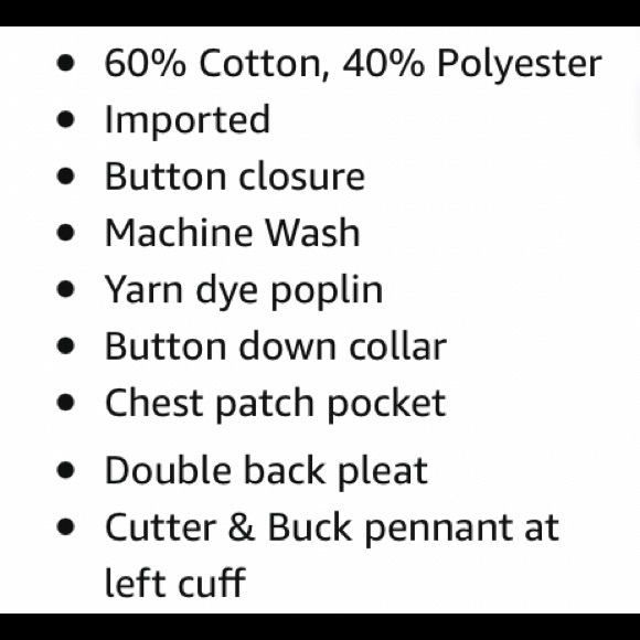 NWT Cutter & Buck Men’s Red&White Plaid ShortSleeve Button Down Shirt Size LARGE - Picture 3 of 5